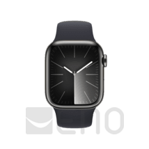 Apple Watch 9 4G 41mm Edelst graphit Sportarm. mn M/L