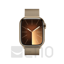 Apple Watch 9 4G 45mm Edelstahl gold Milanaise gold