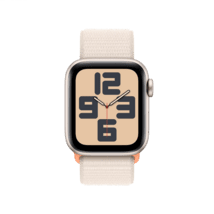 Apple Watch SE 40mm Alu polarstern Sport Loop polarstern