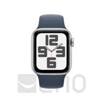 Apple Watch SE 44mm Alu silber Sporta. sturmblau S/M