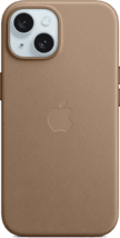 Apple Feingewebe Case iPhone 15 taupe