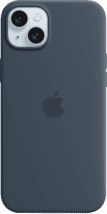 Apple Silikon Case iPhone 15 Plus sturmblau