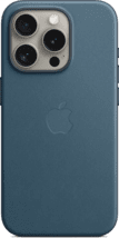Apple Feingewebe Case iPhone 15 Pro pazifikblau