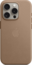 Apple Feingewebe Case iPhone 15 Pro taupe