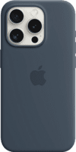 Apple Silikon Case iPhone 15 Pro sturmblau