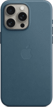 Apple Feingewebe Case iPhone 15 Pro Max pazifikblau