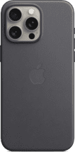 Apple Feingewebe Case iPhone 15 Pro Max schwarz