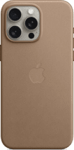 Apple Feingewebe Case iPhone 15 Pro Max taupe