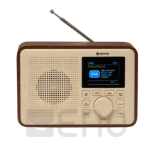 Denver DAB-60D Digitalradio Holzoptik dunkel
