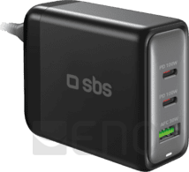 SBS Ladestation 100W 2x USB-C/1x USB GaN schwarz