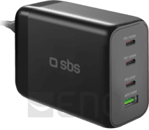 SBS Ladestation 200W 3x USB-C/1x USB GaN schwarz