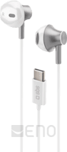 SBS Metal Pro Semi In-Ear USB-C weiß