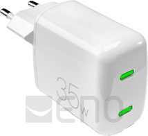Puro Reiselader 35W 2x USB-C Gan weiß