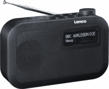 Lenco PDR-016 tragbares Radio DAB+/FM/BT schwarz