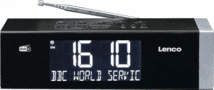 Lenco CR-640 Uhrenradio DAB+/BT/FM schwarz