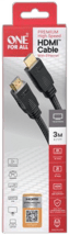 One for All 3,0m Premium High Speed HDMI Kabel zertifiziert
