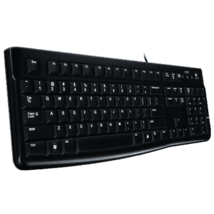 Logitech K120 Corded Desktop USB-Tastatur schwarz - OEM