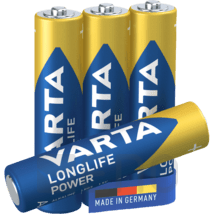 Varta Batterie Alkaline Micro AAA LR03 1,5V 4er Longlife