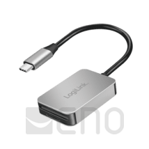 LogiLink USB 3.0 Dual-Kartenleser USB-C/SD/microSD alu