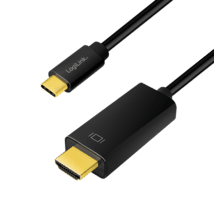 LogiLink USB-C/HDMI Kabel 1,8m 4K/60Hz schwarz