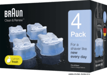 Braun 3-in-1 ShaverCare Reinigungskartuschen 4er Pack