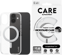 PanzerGlass CARE Feature Kickstand iPhone 16 silber