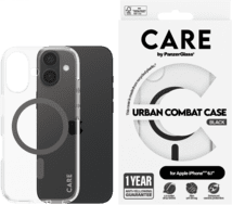 PanzerGlass CARE Flagship Colors iPhone 16 schwarz