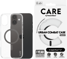 PanzerGlass CARE Flagship Colors iPhone 16 Plus schwarz