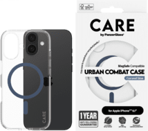 PanzerGlass CARE Flagship Colors iPhone 16 blau