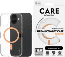 PanzerGlass CARE Flagship Colors iPhone 16 peachy