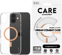 PanzerGlass CARE Flagship Colors iPhone 16 Plus peachy