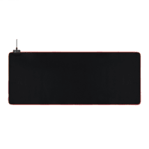 Deltaco DMP310 Gaming Mauspad RGB m. 13 LED-Modi schwarz