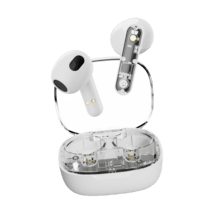 Streetz BT TWS In-Ear Kopfhörer Transparent weiß