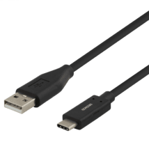 Deltaco USB-C zu USB Kabel 2m 3A schwarz