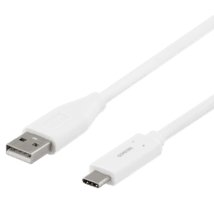 Deltaco USB-C zu USB Kabel 1m 3A weiß