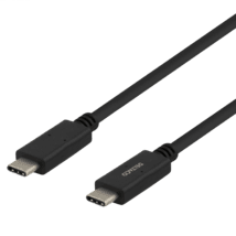 Deltaco USB-C zu USB-C Kabel 1m 5A schwarz