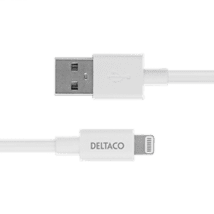 Deltaco USB zu Lightning Kabel 1m MFi weiß