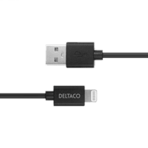 Deltaco USB zu Lightning Kabel 1m MFi schwarz