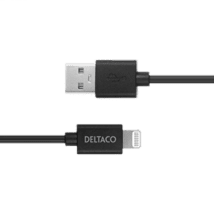 Deltaco USB zu Lightning Kabel 2m MFi schwarz