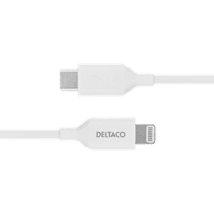 Deltaco USB-C zu Lightning Kabel 2m weiß