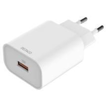 Deltaco Ladegerät 18W USB weiß