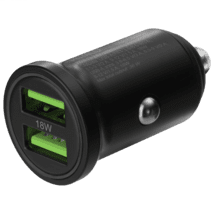 Deltaco KFZ-Ladegerät 36W 2x USB schwarz