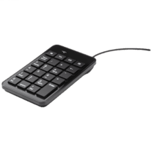 DELTACO numerische Tastatur 23 Tasten/4 Hotkeys USB schwar