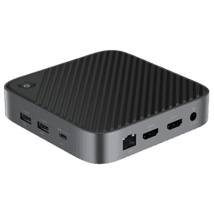 DELTACO USB-C Dockingstation 2xHDMI/RJ45/SD/3.5 VESA 65W