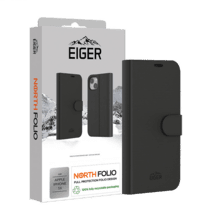 Eiger North Folio Case iPhone 16 schwarz