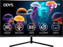 ODYS Q27 27" WQHD Gaming Monitor, 165Hz, FreeSync