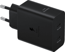 Samsung Schnellladegerät 2xUSB-C 50W+USB-C Kabel 1,8m schw