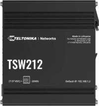 Teltonika TSW212 8-Port Switch +2 SFP managebar