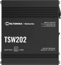 Teltonika TSW202 8-Port Switch +2 SFP POE+ managebar