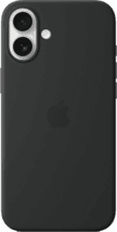 Apple Silicone Case mit MagSafe iPhone 16 schwarz